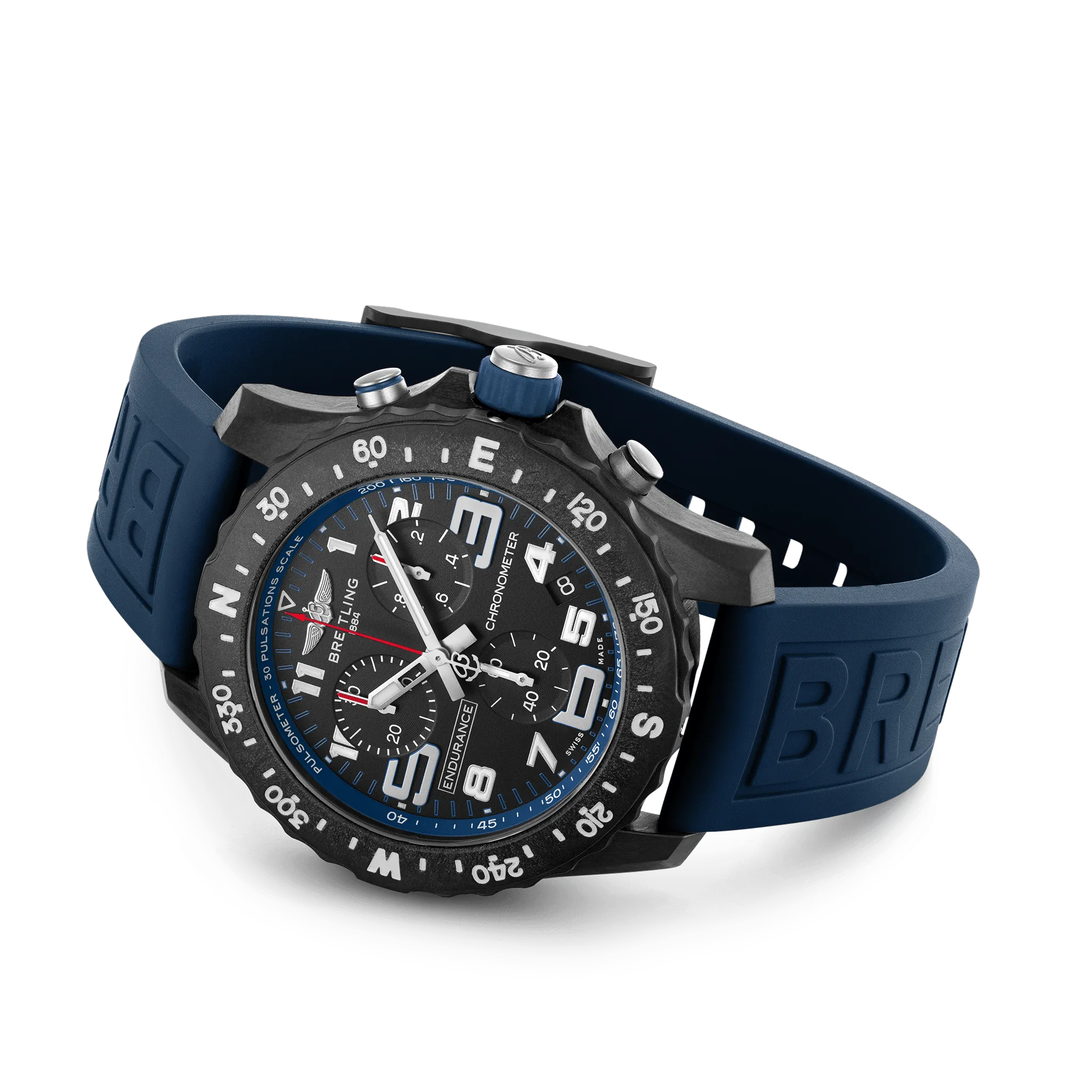 Breitling Endurance Pro 44 with Blue Strap