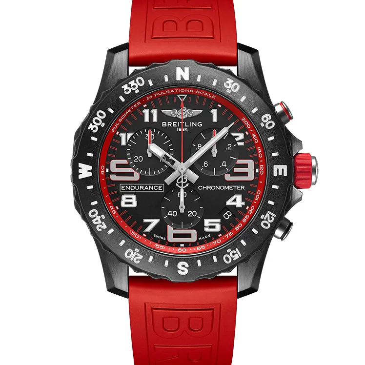 Breitling Endurance Pro 44 with Red Strap
