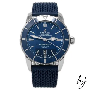 Breitling Men's Superocean Heritage Stainless Steel 46mm Blue Stick Dial Watch Reference #: AB2020161C1S1