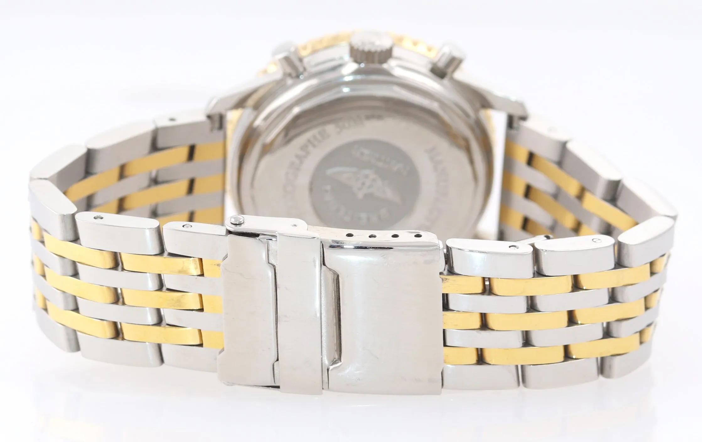 Breitling Navitimer Airborne Steel Two Tone 38mm Chronograph Date D33030 Watch