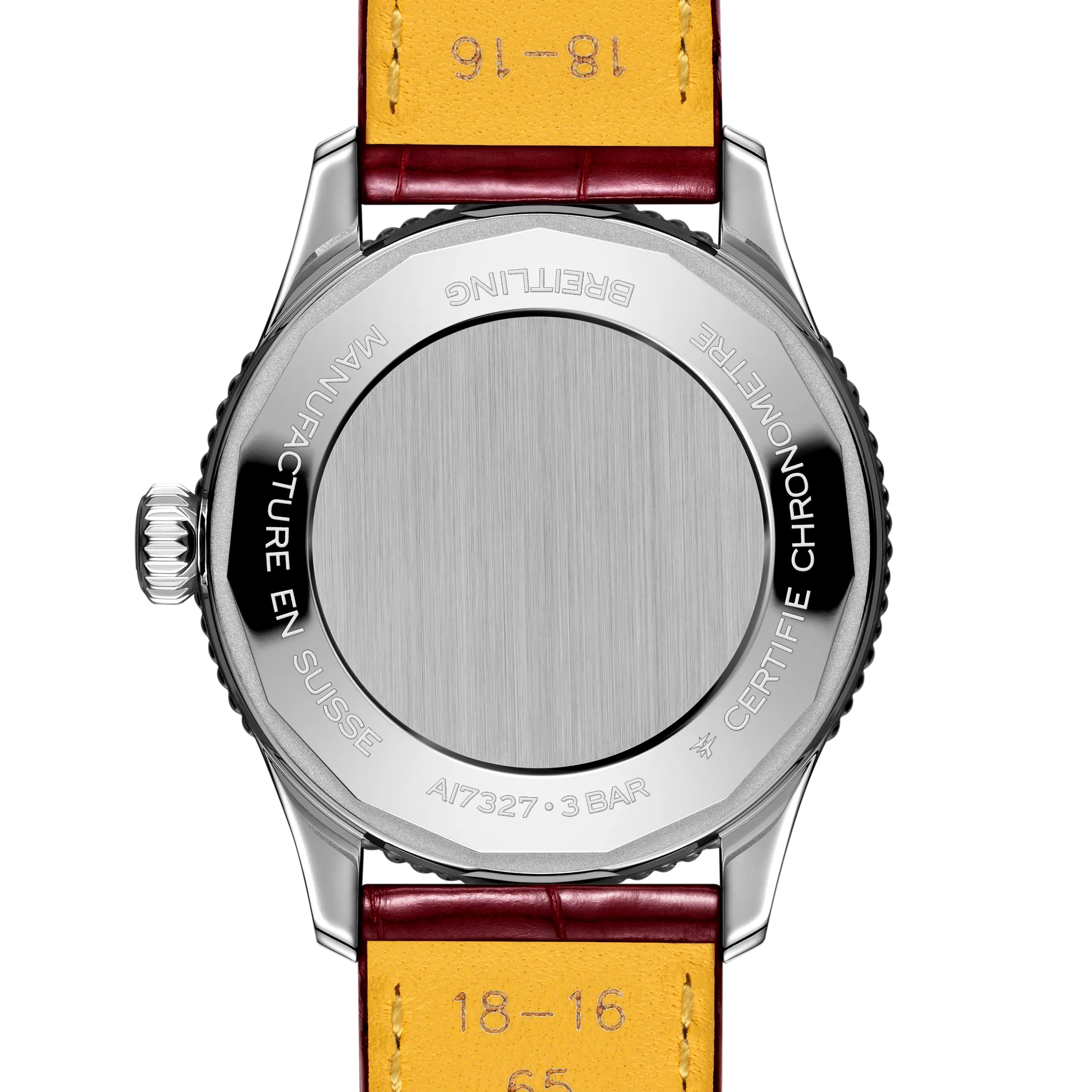 Breitling Navitimer Automatic 36mm Watch with Burgundy Leather Strap