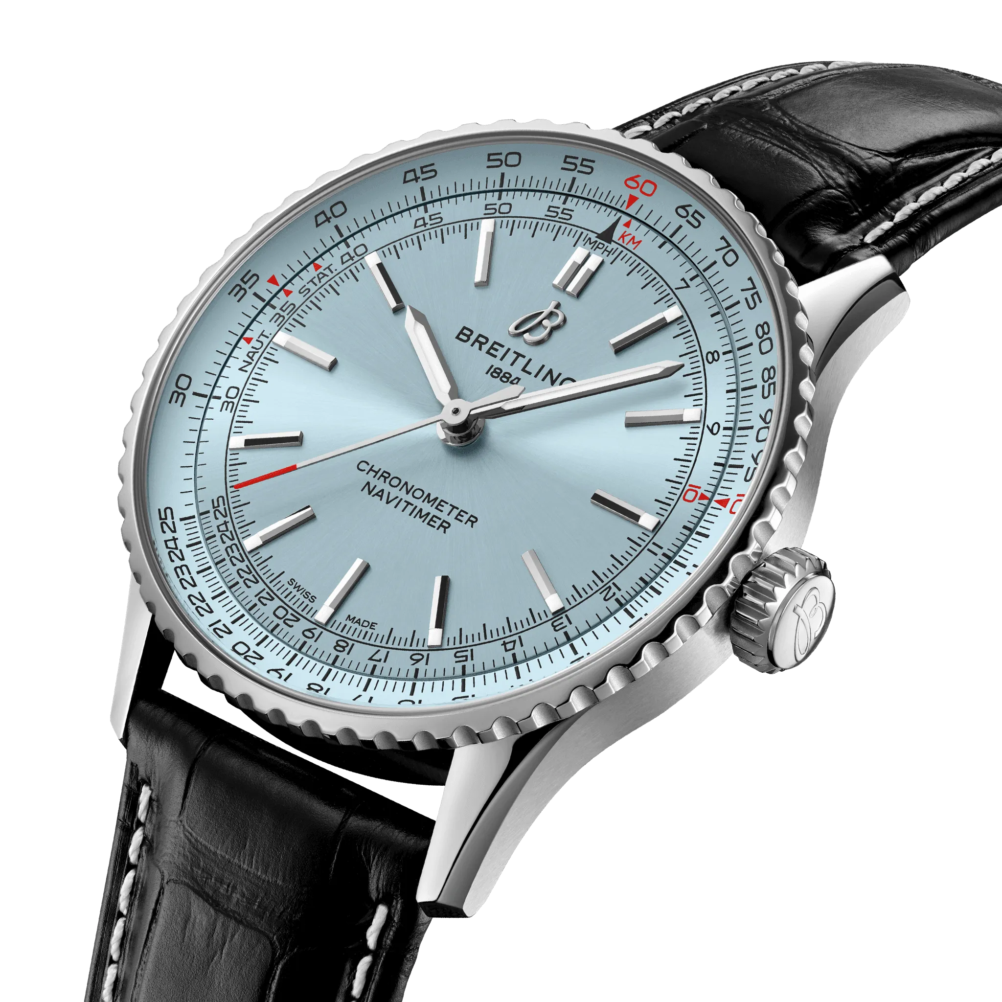 Breitling Navitimer Automatic 41 Watch with Ice Blue Dial