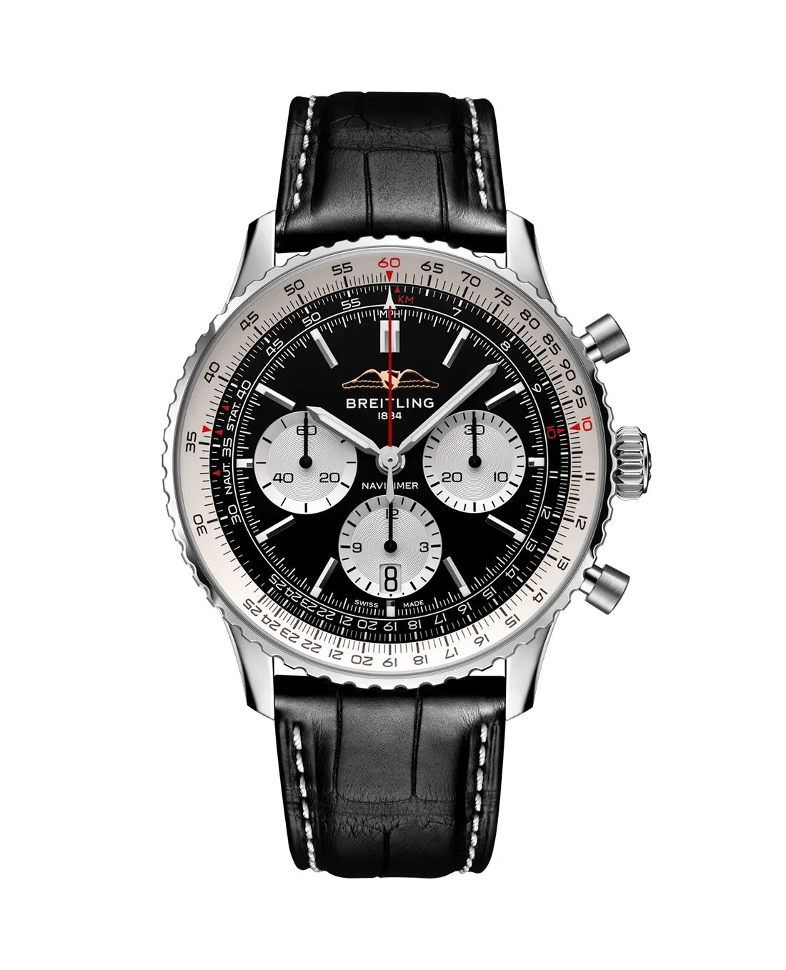 Breitling Navitimer B01 43mm Watch with Black Dial