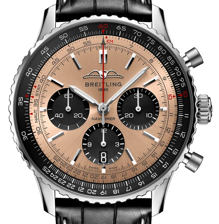 Breitling Navitimer B01 43mm Watch with Copper Dial