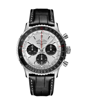 Breitling Navitimer B01 43mm Watch with Silver Dial
