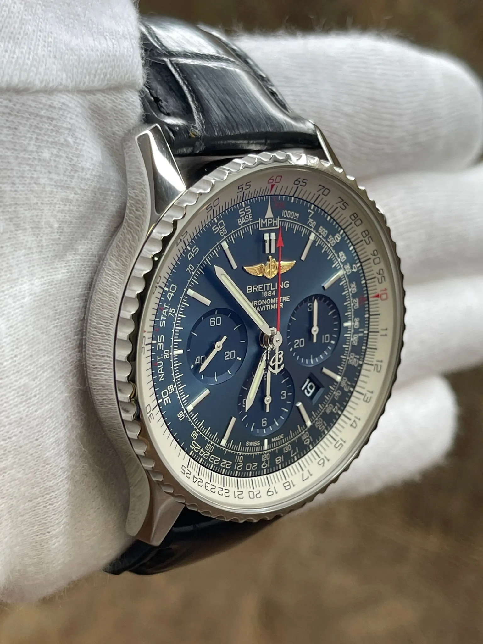 Breitling Navitimer B01 AB0127 Blue Dial Automatic Men's Watch