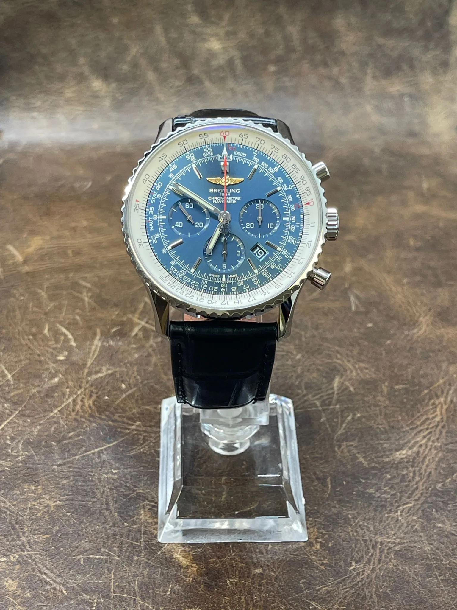 Breitling Navitimer B01 AB0127 Blue Dial Automatic Men's Watch