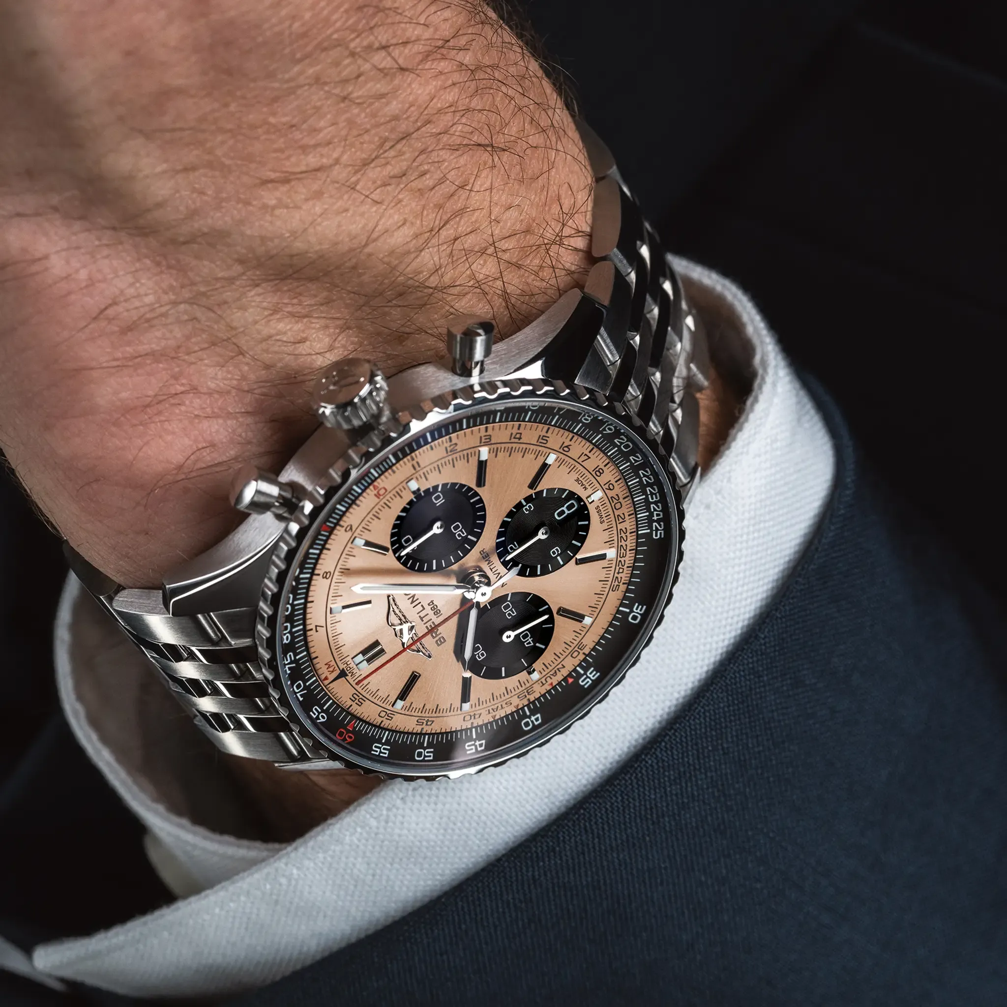 Breitling Navitimer B01 Chronograph 43 Watch with Bronze Dial