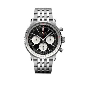 Breitling Navitimer B01 Watch with Black Dial, 43mm