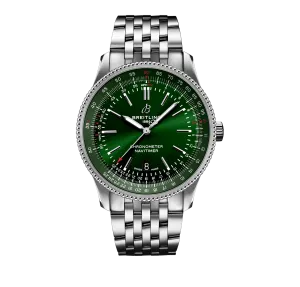 Breitling Navitimer Watch with Green Dial, 41mm