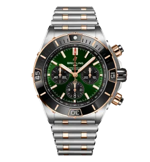 Breitling Super Chronomat B01 44 Watch with Green Dial