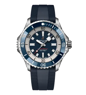 Breitling Superocean Blue on Rubber Watch, 46mm
