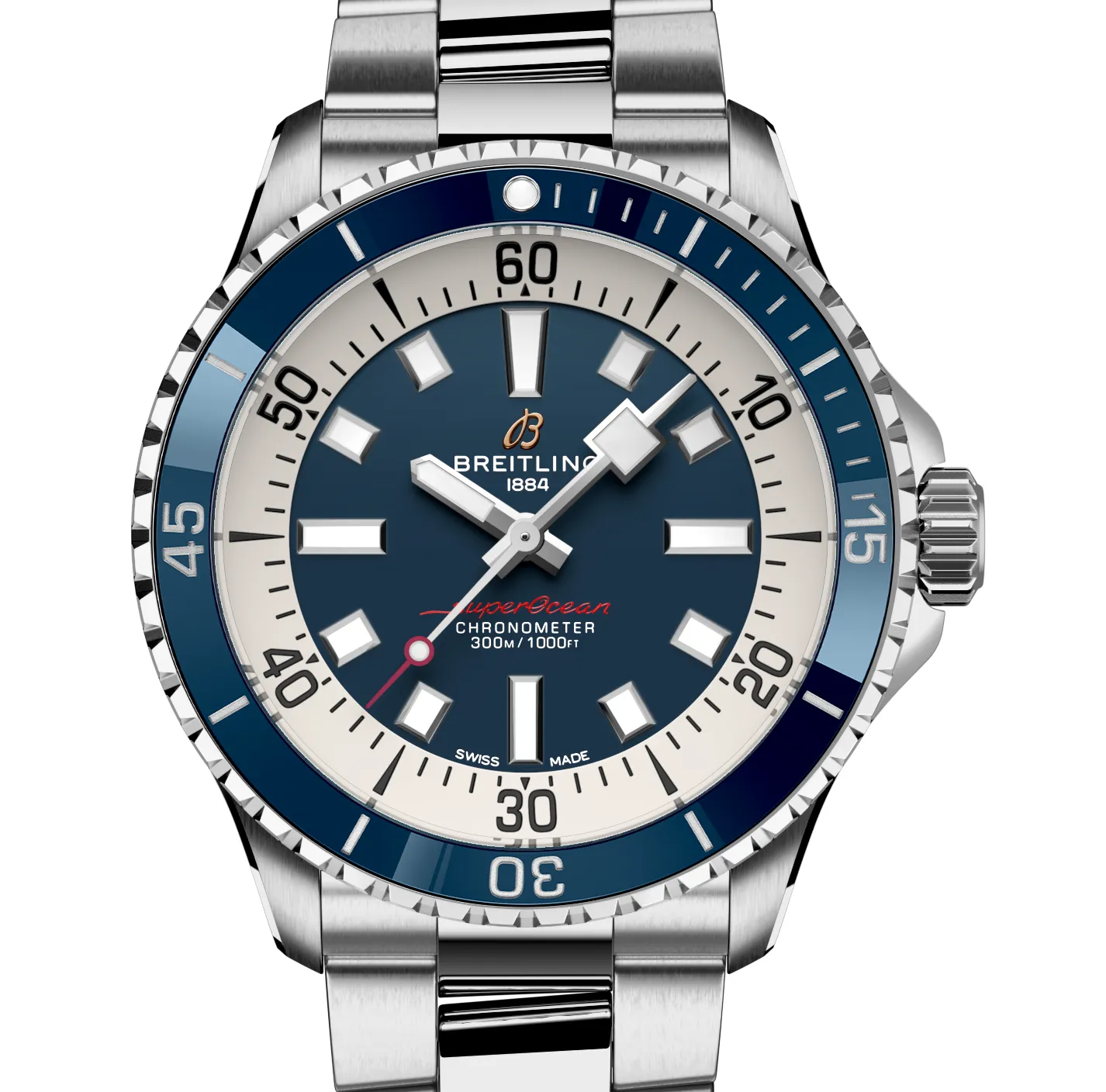 Breitling Superocean Blue Watch, 42mm
