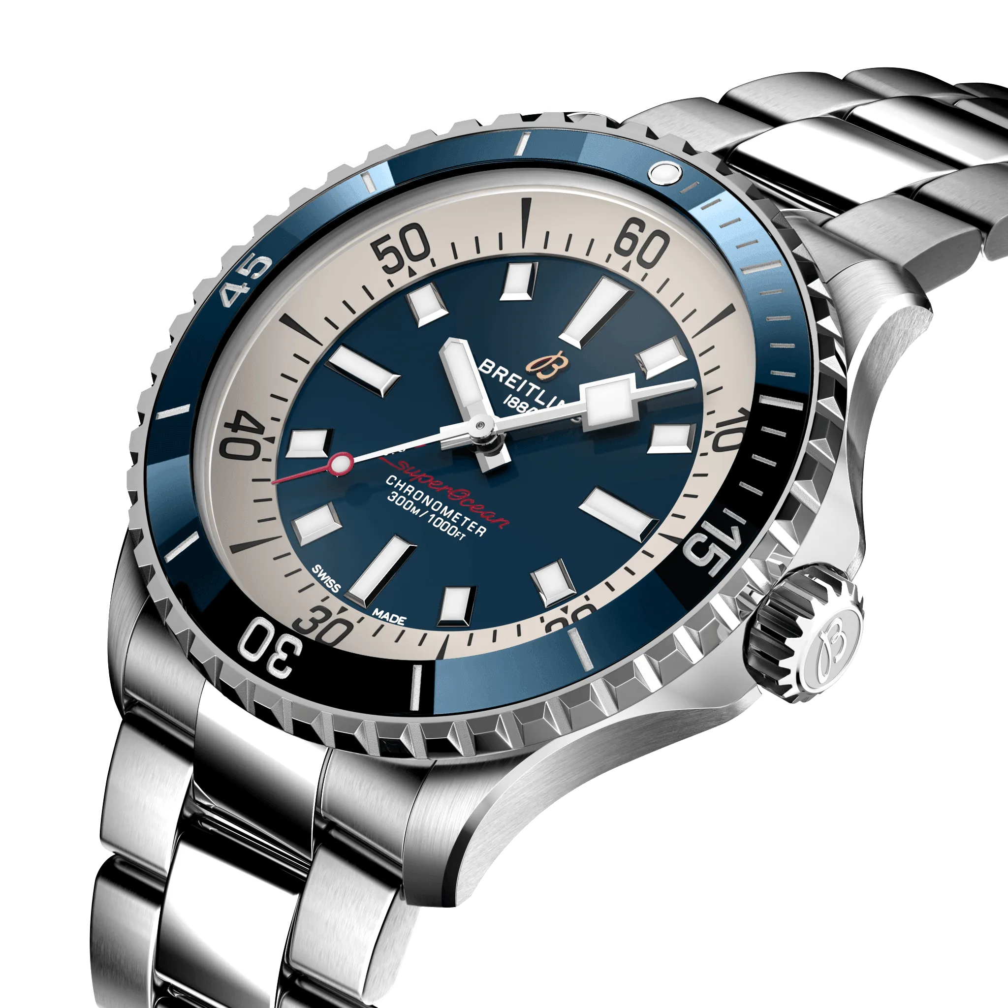 Breitling Superocean Blue Watch, 42mm