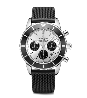 Breitling Superocean Heritage B01 Chronograph 44 Watch with Silver Dial