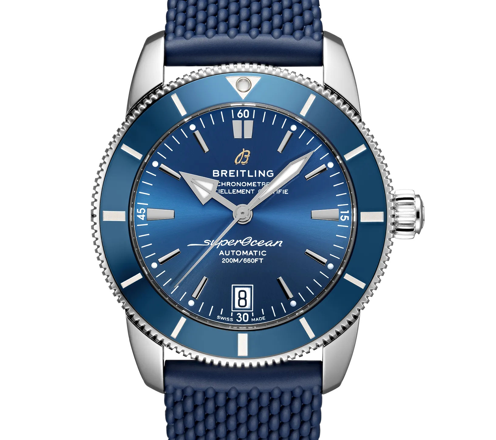 Breitling Superocean Heritage B20 Automatic 42 Watch with Blue Dial