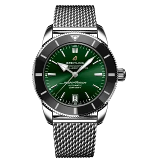 Breitling Superocean Heritage B20 Automatic 42 Watch with Green Dial