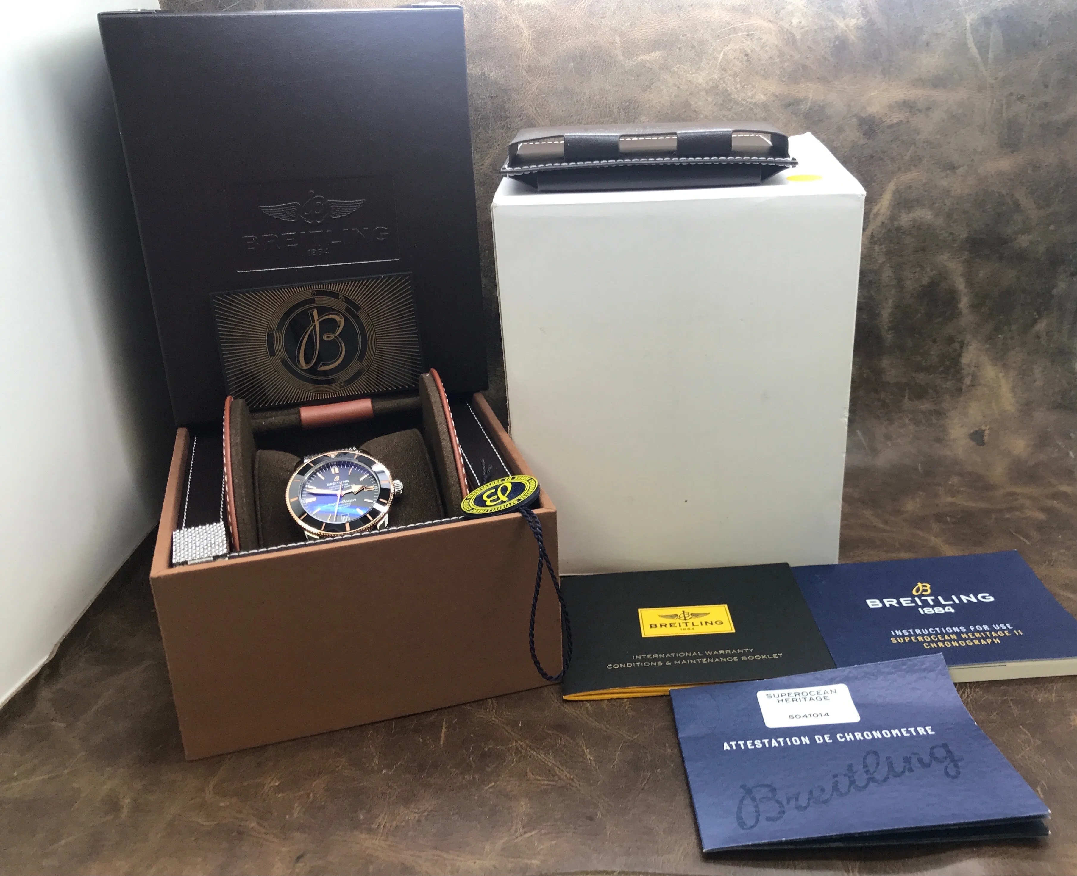 Breitling Superocean Heritage B20 UB2010 UB2010121B1A1 Black Dial Automatic Men's Watch