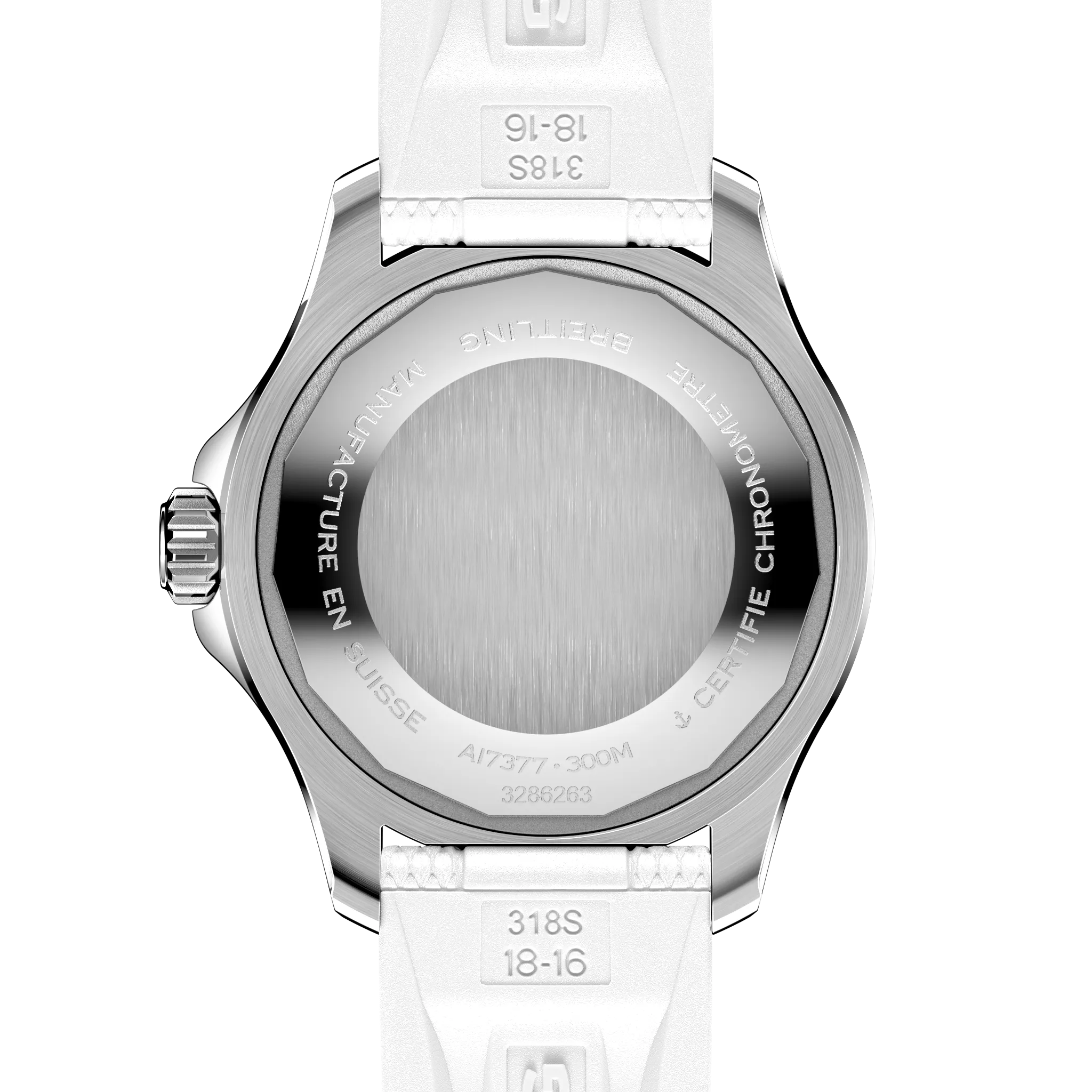 Breitling Superocean White on Rubber Watch, 36mm
