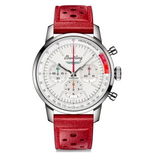Breitling Top Time B01 Ford Thunderbird 41mm Watch with White Dial