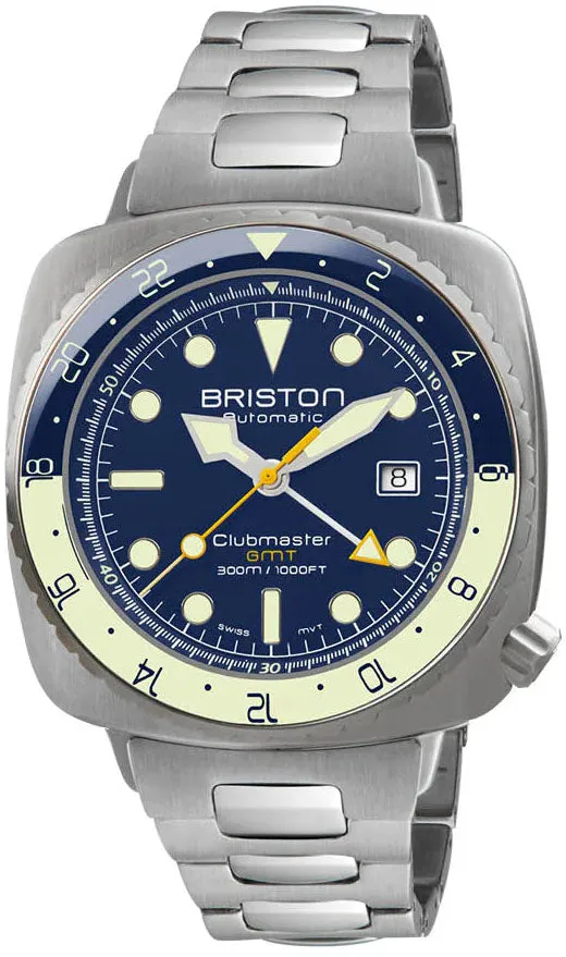 Briston Clubmaster Diver Pro GMT Steel Watch