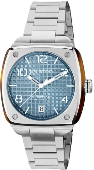 Briston Streamliner Urban HMS Auto Steel Ice Blue Watch
