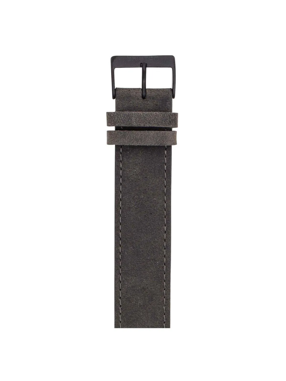 Briston Vintage Leather Strap Black PVD 20mm