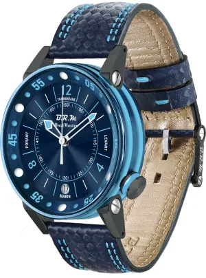 B.R.M. Watches Boat Master BM2 34mm Blue Sun Watch