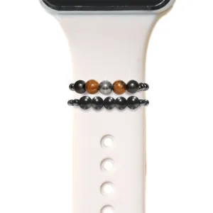 Bundle: All Shungite PLUS Triple Protection Band for Watches | Apple iWatch Galaxy Smartwatch Decor Charms Loops