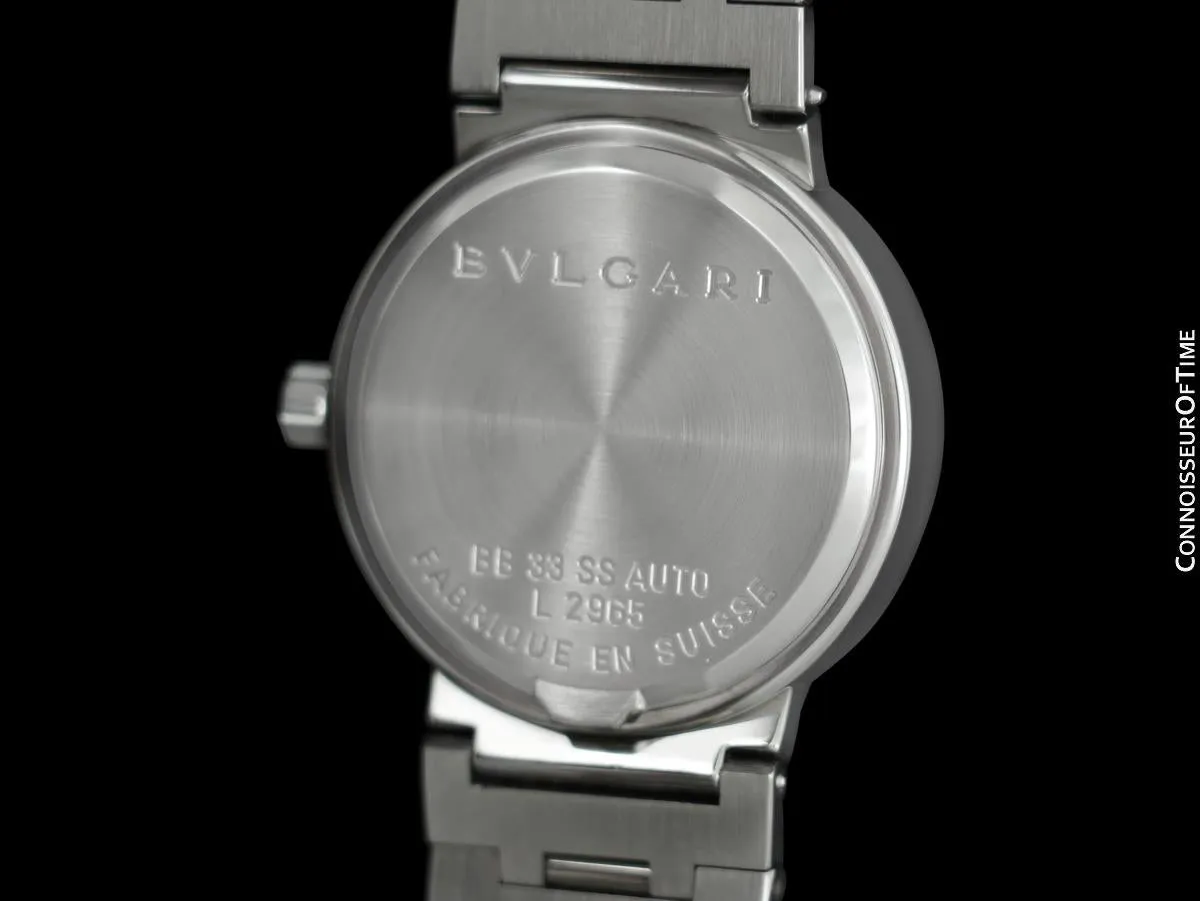 Bvlgari Bvlgari (Bulgari) Mens Automatic Watch with Bracelet, BB 33 SS Auto - Stainless Steel