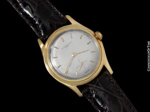 c. 1950 Audemars Piguet Calatrava Vintage Mens Antimagnetic Waterproof Style Dress Watch - 18K Gold