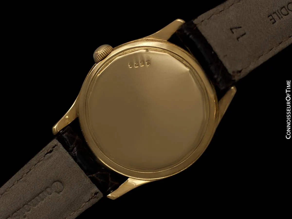 c. 1950 Audemars Piguet Calatrava Vintage Mens Antimagnetic Waterproof Style Dress Watch - 18K Gold