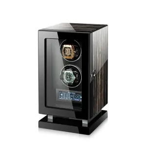 Capodagli Box Rotore Collabonette 2 Wooden Watches with lock and light Sqm6302