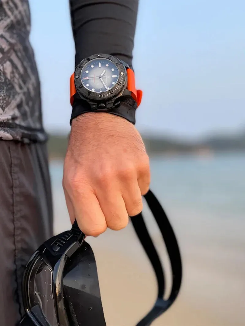 Carbon Fibre 45MM Deep Dive Men'S Luxury Leisure Watch NH35 Automatic Mechanical Sapphire Watch 500M Waterproof