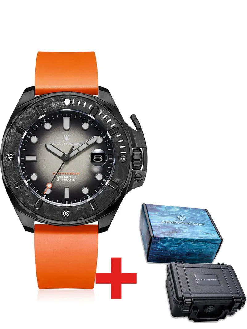 Carbon Fibre 45MM Deep Dive Men'S Luxury Leisure Watch NH35 Automatic Mechanical Sapphire Watch 500M Waterproof