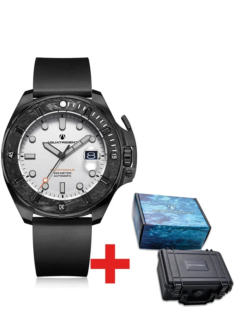 Carbon Fibre 45MM Deep Dive Men'S Luxury Leisure Watch NH35 Automatic Mechanical Sapphire Watch 500M Waterproof