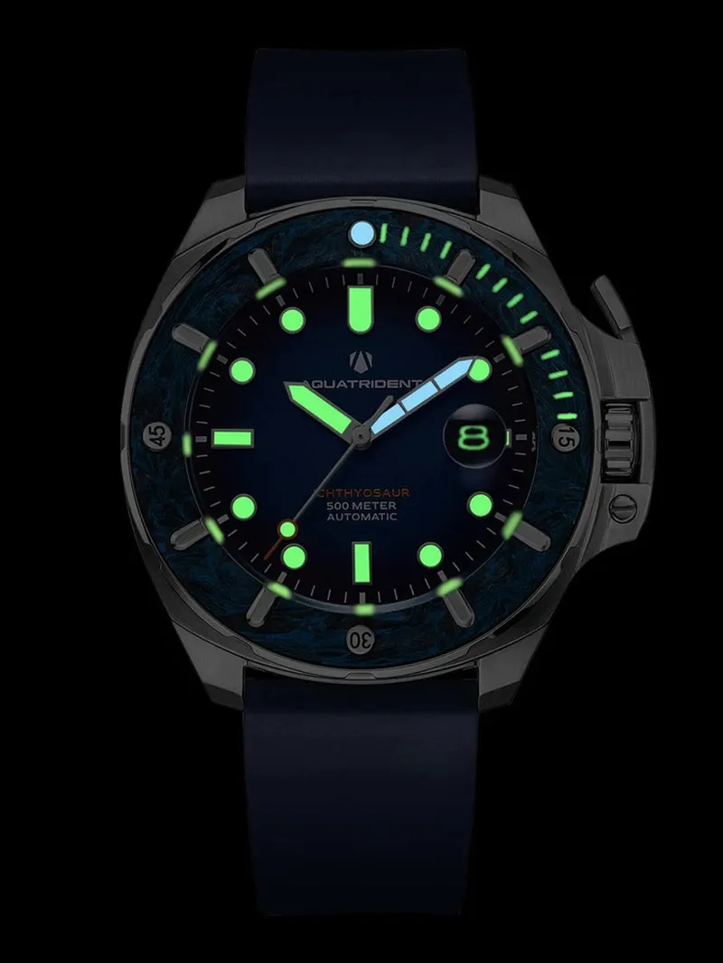 Carbon Fibre 45MM Deep Dive Men'S Luxury Leisure Watch NH35 Automatic Mechanical Sapphire Watch 500M Waterproof