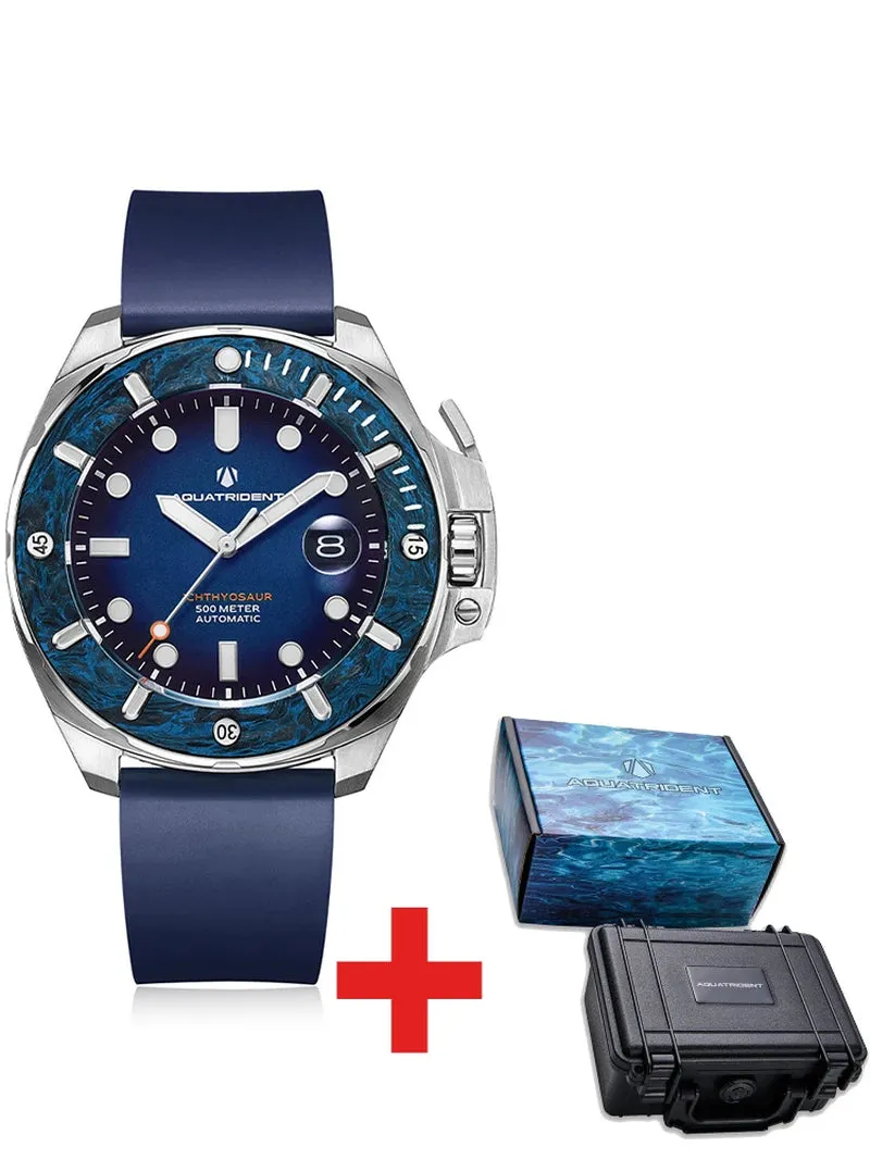 Carbon Fibre 45MM Deep Dive Men'S Luxury Leisure Watch NH35 Automatic Mechanical Sapphire Watch 500M Waterproof