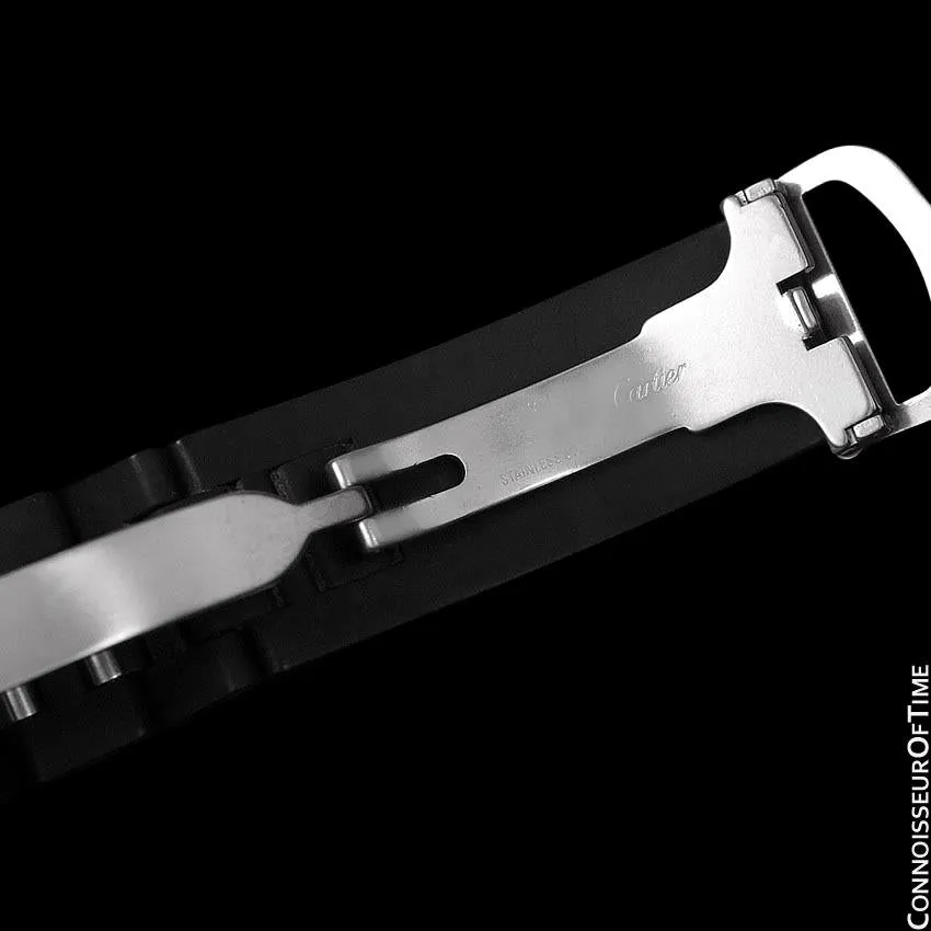 Cartier 21C Mens Chronoscaph Chronograph, Ref. 2424 - Stainless Steel