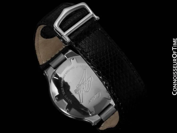 Cartier 21C Mens Chronoscaph Chronograph, Ref. 2424 - Stainless Steel