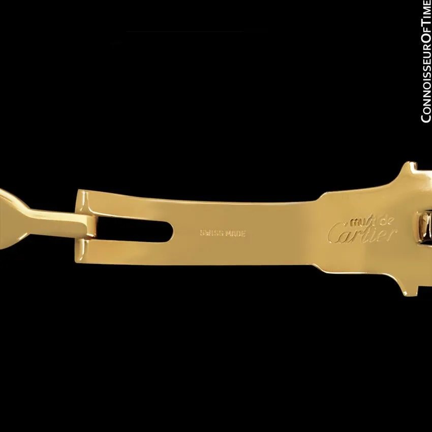 Cartier Cougar (Panthere) Ladies Watch - Stainless Steel, 18K Gold & Diamonds