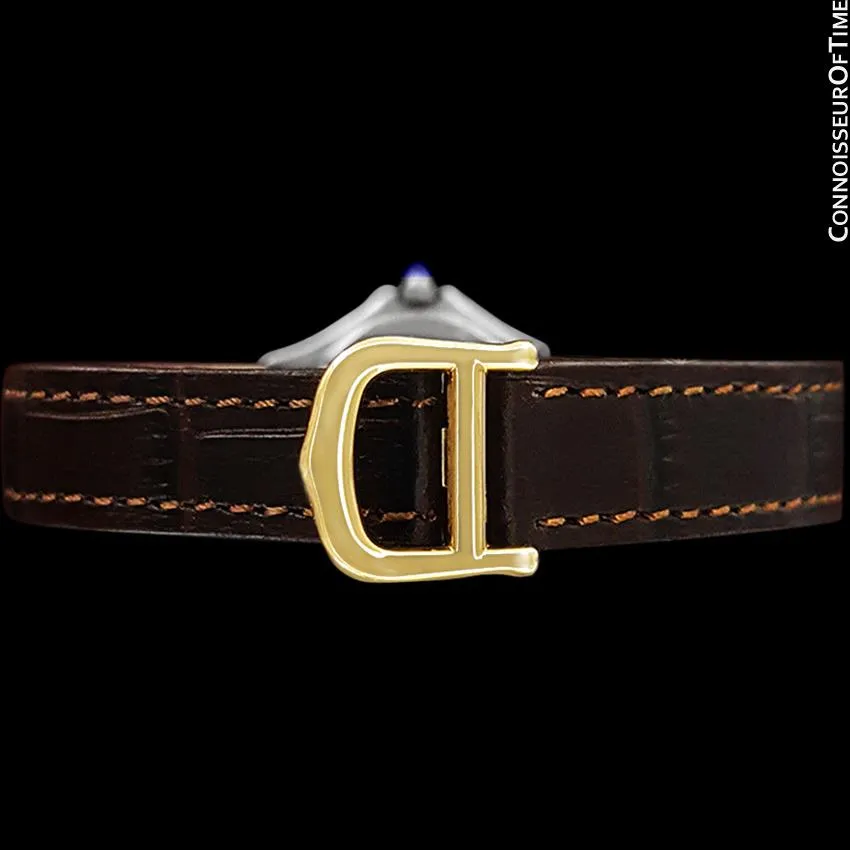 Cartier Cougar (Panthere) Ladies Watch - Stainless Steel, 18K Gold & Diamonds