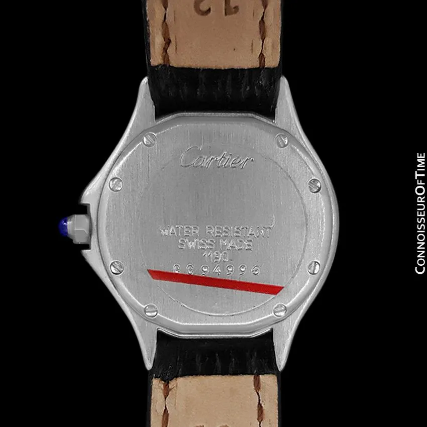 Cartier Cougar (Panthere) Ladies Watch - Stainless Steel, 18K Gold & Diamonds