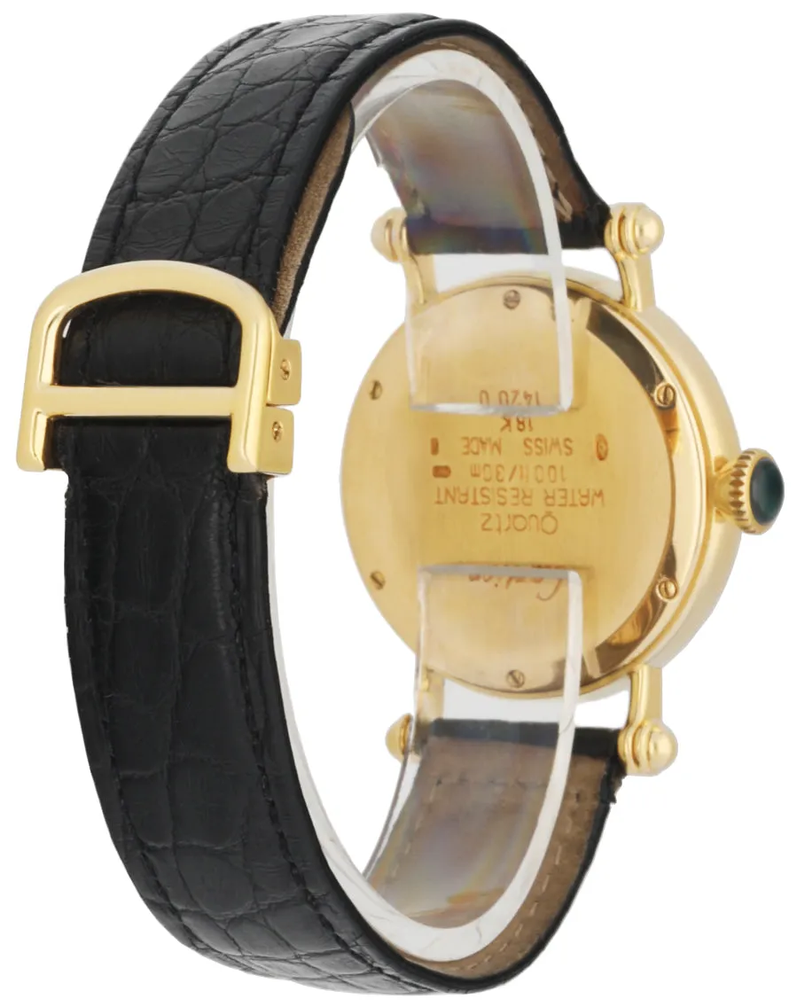 Cartier Diabolo 1420 18K Yellow Gold Ladies Watch