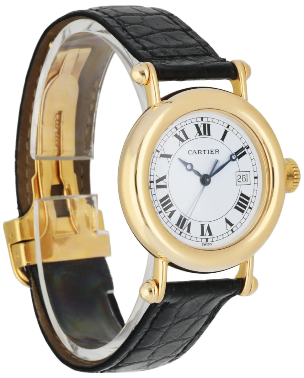 Cartier Diabolo 1420 18K Yellow Gold Ladies Watch