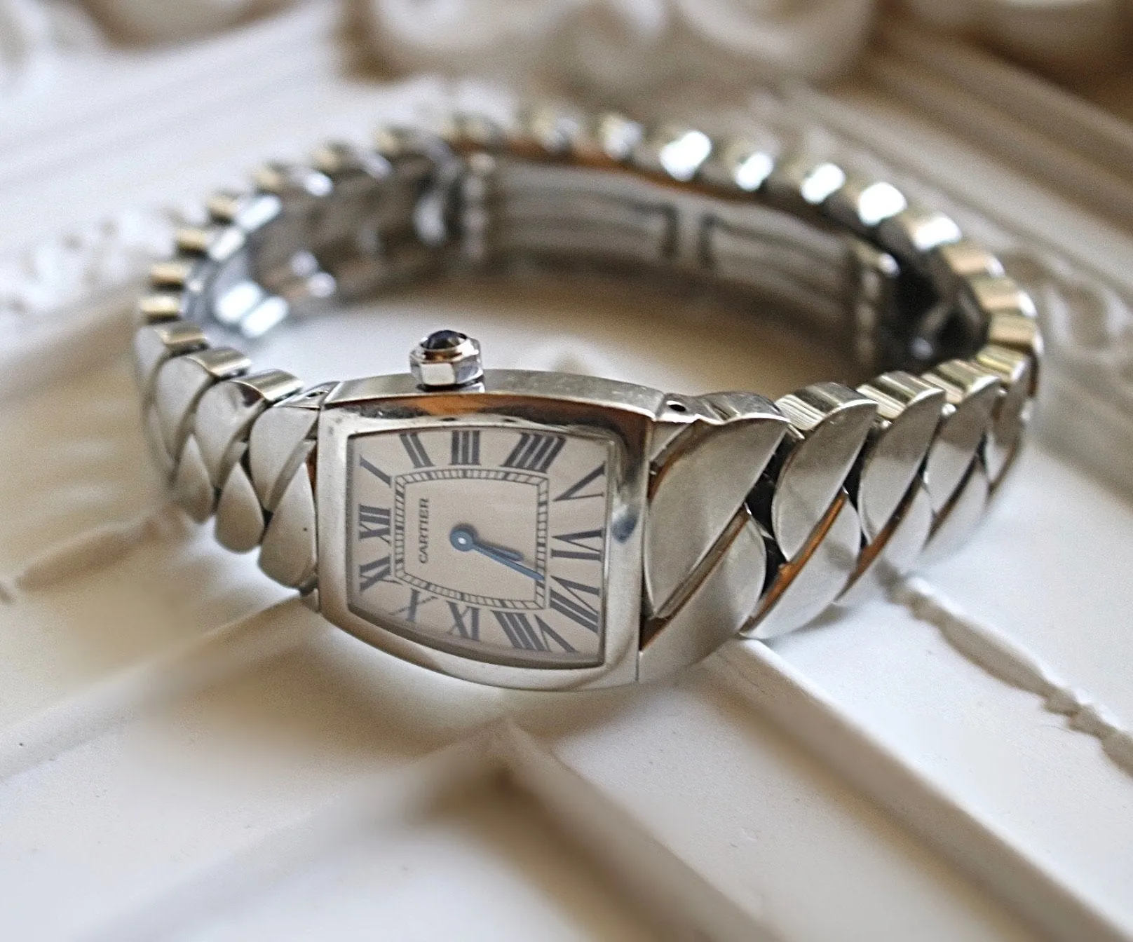 Cartier La Dona Watch in Stainless Steel with Original Box