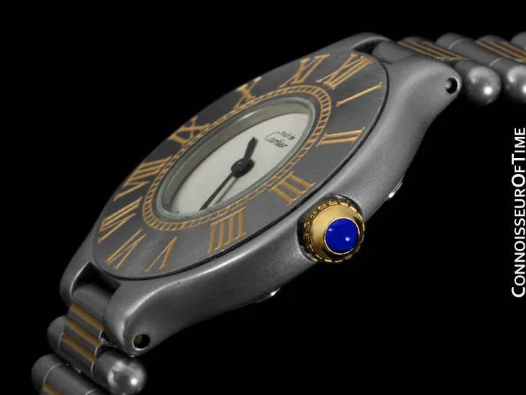 Cartier Must De 21C Ladies Watch - Stainless Steel & 18K Gold