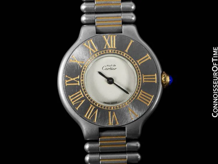 Cartier Must De 21C Ladies Watch - Stainless Steel & 18K Gold