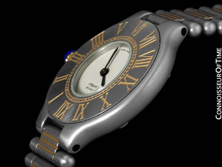 Cartier Must De 21C Ladies Watch - Stainless Steel & 18K Gold