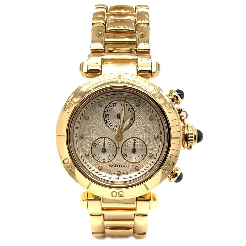 Cartier Pasha 18k Yellow Gold W30120H9 - Certified Pre-Owned
